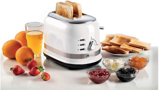Ariete Prăjitor de pâine 2 sloturi 815W Alb