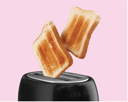Tesla Toaster 2 Slots 800W Black