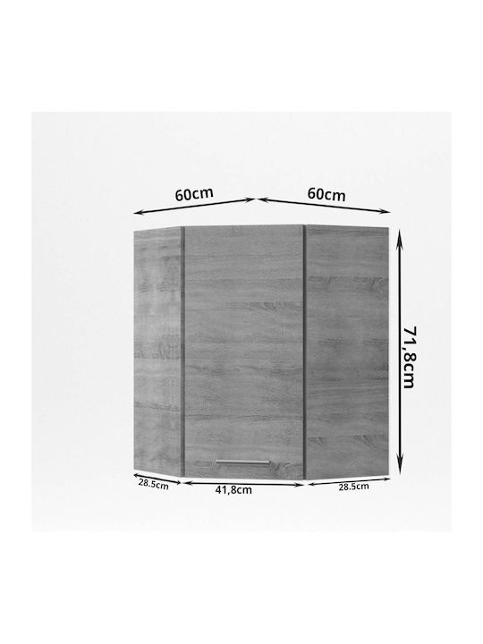 Alina Eckschrank Wand Sonoma 60x60x71.8Stück