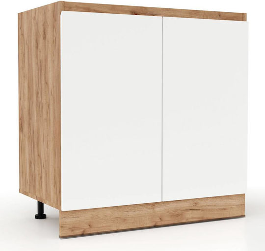 Soft Spülbeckenschrank White 80x46x81.5Stück