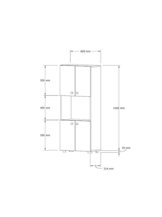 Guzel Sonoma 60x31.4x140buc