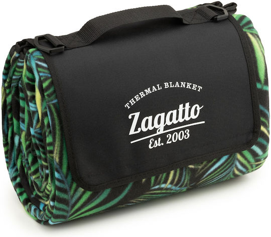 Zagatto Pătură Picnic 200x200cm În Culoare Verde