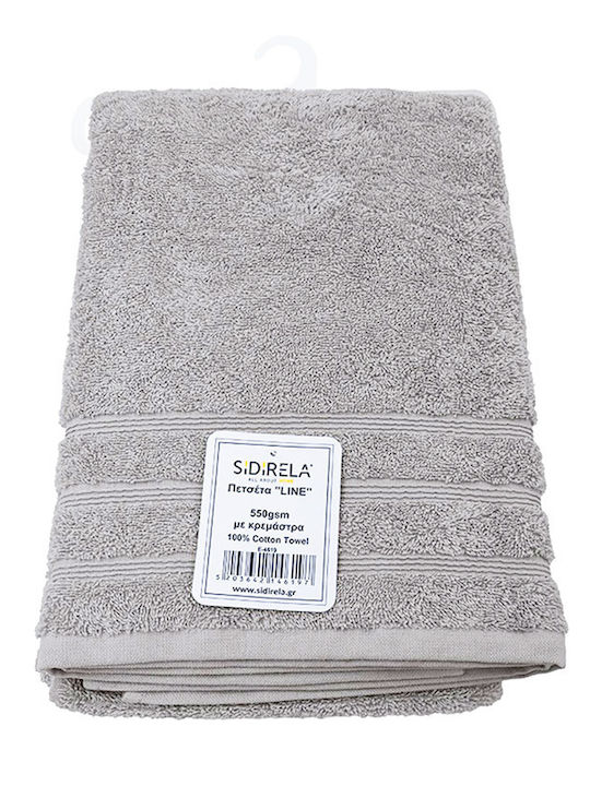 Sidirela Facecloth Line 50x90cm Light Grey Weight 550gr/m²