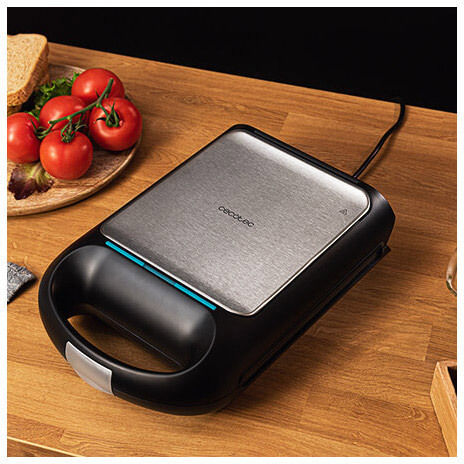 Cecotec Rock´nToast Waflle Family 03200 Mașină de făcut clătite cu 4 locuri în formă dreptunghiulară 1500W