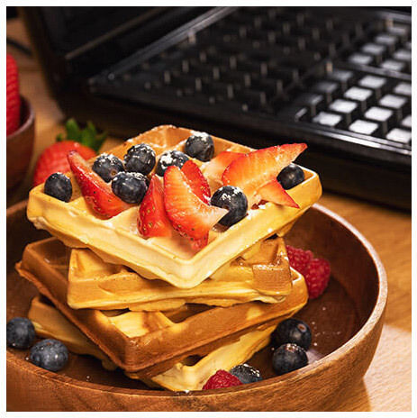 Cecotec Rock´nToast Waflle Family 03200 Mașină de făcut clătite cu 4 locuri în formă dreptunghiulară 1500W