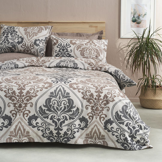 Charalambidis Textiles Σετ Μαξιλαροθήκες Μπεζ 52x72εκ.
