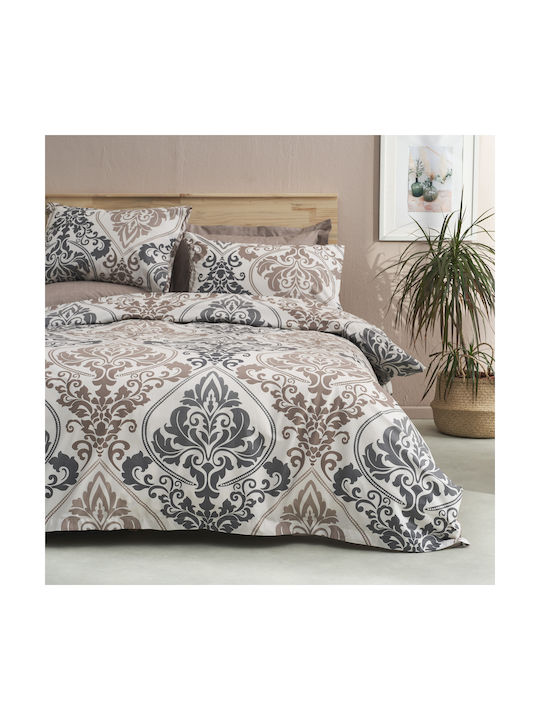 Charalambidis Textiles Σετ Μαξιλαροθήκες Μπεζ 52x72εκ.