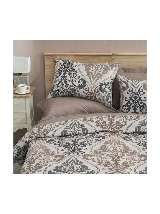 Charalambidis Textiles Σετ Μαξιλαροθήκες Μπεζ 52x72εκ.