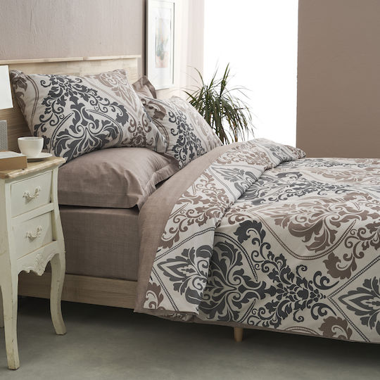 Charalambidis Textiles Σετ Μαξιλαροθήκες Μπεζ 52x72εκ.