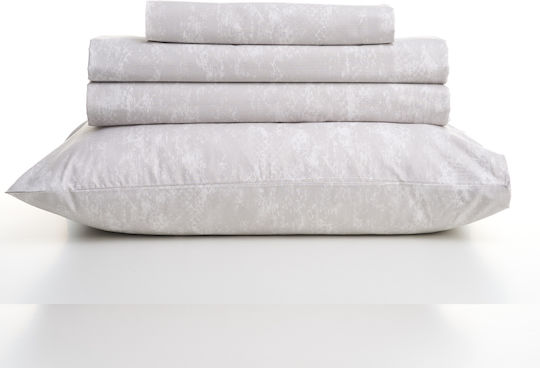 Charalambidis Textiles Σετ Μαξιλαροθήκες Μπεζ 52x72εκ.