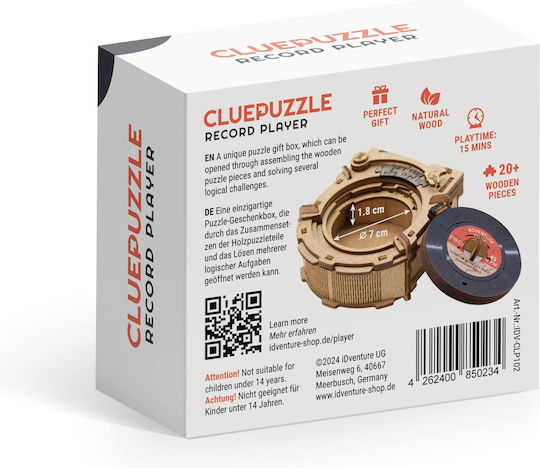Board Game CluePuzzle: Record Player iDventure