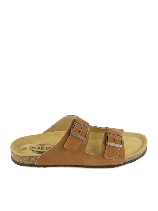 Beta Leather Women's Flat Sandals Anatomic Afelpado Cuero