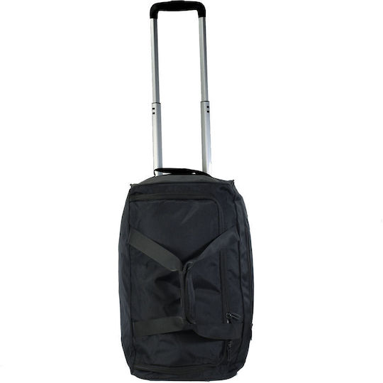 Forecast Sack Voyage Back 43lt Black with Wheels Fabric L50xW28xH31cm