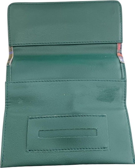 Synthetic Tobacco Pouch Kalliopisilver Green Scarab Design Kapn-30108