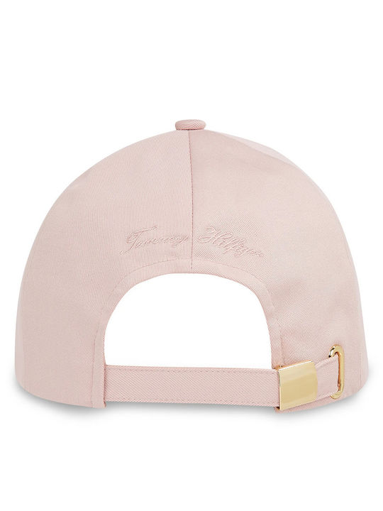 Tommy Hilfiger Καπέλο Elevated Chic Soft Cap Jockey Ροζ Tommy Hilfiger Καπέλο Elevated Chic Soft Cap Jockey Ροζ