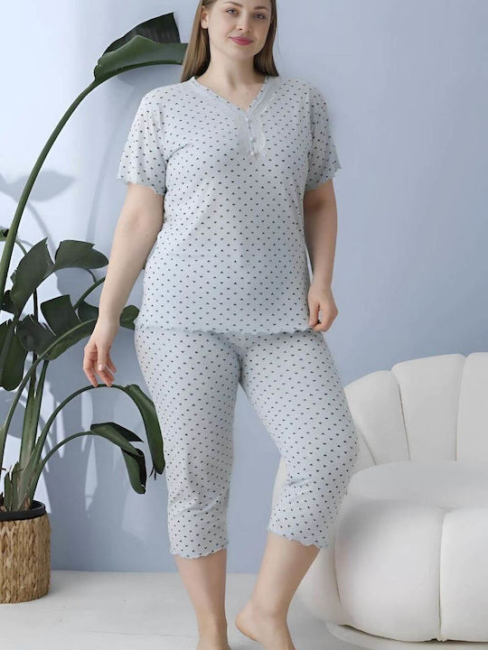 Lindros Summer Women's Pyjama Set Pistachio