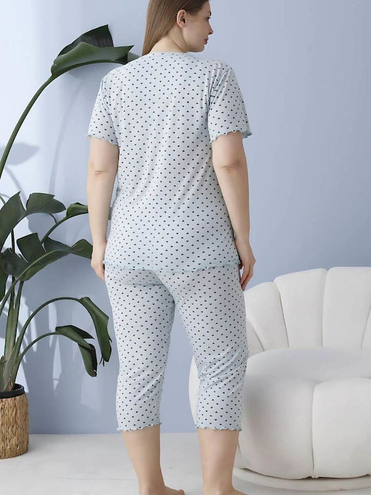 Lindros Summer Women's Pyjama Set Pistachio
