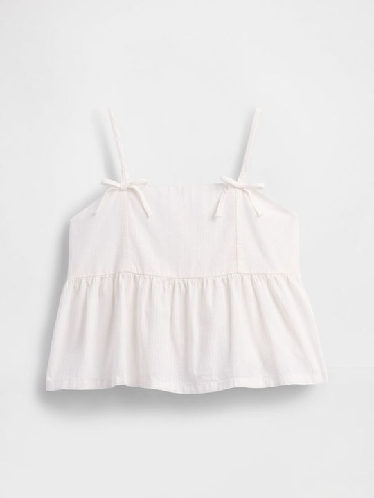Bluză pentru copii Fără mâneci Off White