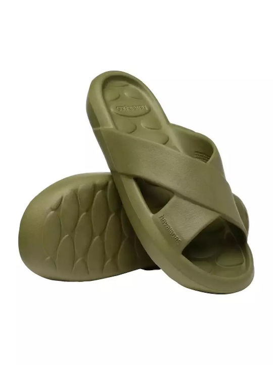 Candy Pop Slides in Khaki Colour