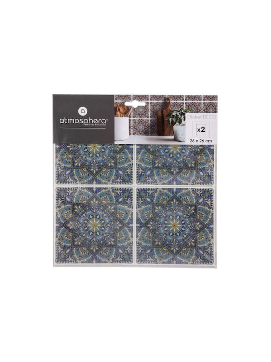 Mosaic Tile Stickers Atmosphera Dimensions 26x26cm 2 Pieces 185922