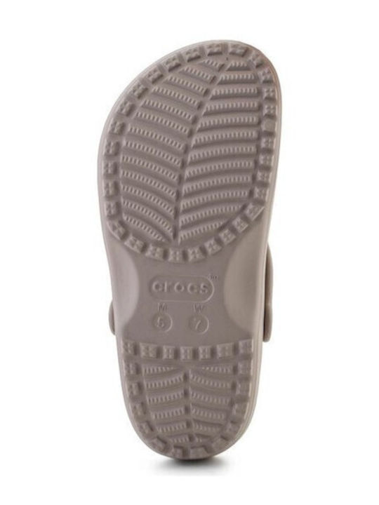 Crocs Classic Floral Femei Sabot Maro