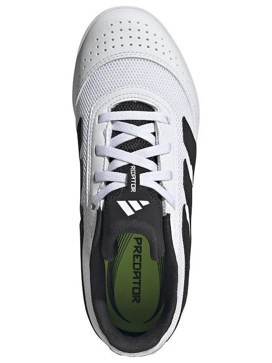 adidas Predator Club Ποδοσφαιρικά Παπούτσια Σάλας IN Λευκά