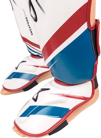 8 Weapons Shin Guards Adults White