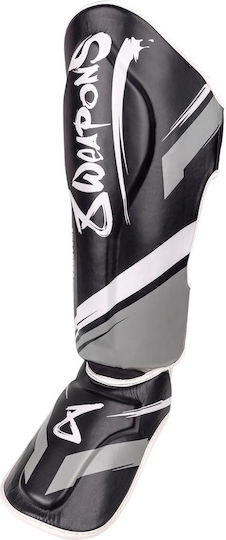 8 Weapons Shin Guards Adults Black
