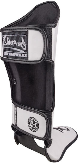 8 Weapons Shin Guards Kids White