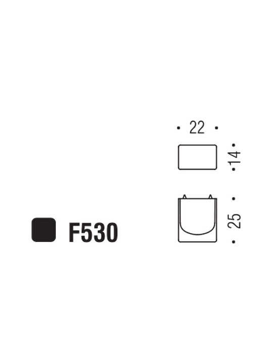 Πόμολα Επίπλων Colombo F530 Cromosat