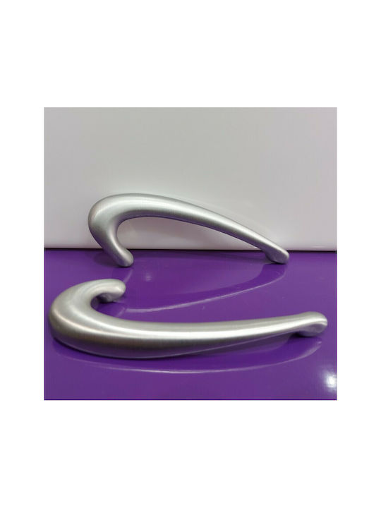 Mâner De Mobilier Italian Din Alam Mandelli 4794-10c1 Cromiu Mat 1 Buc Dimensiune 9,6cm