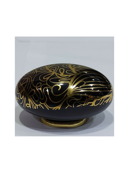 Porcelain Italian Furniture Knob Premiere 1282-oro1 Gold Glossy Porcelain