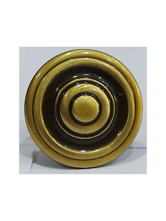 Italienisches Möbelknopf Bronze Gem 9037-000-brz1 Bronze Φ30