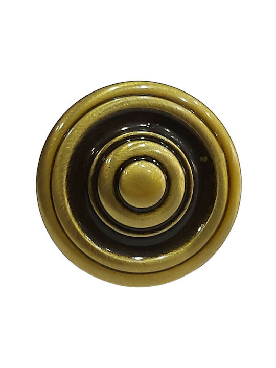Italienisches Möbelknopf Bronze Gem 9037-000-brz1 Bronze Φ30