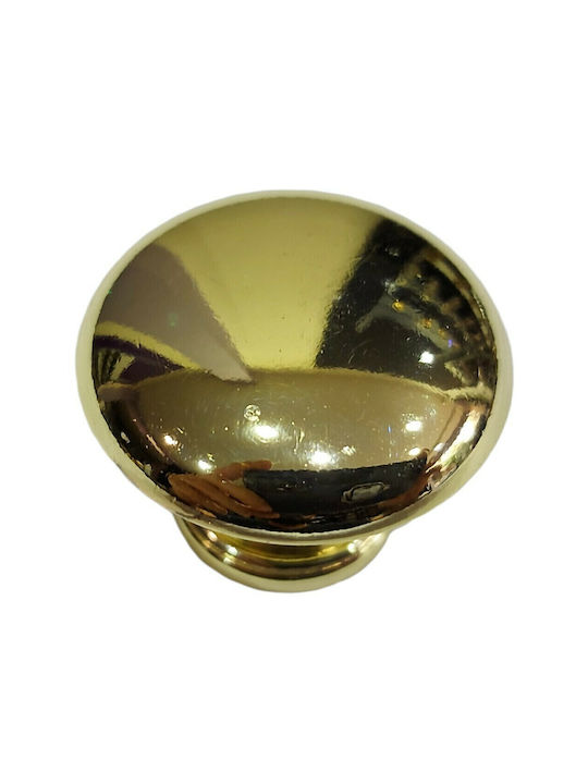 Italienischer Möbelknopf Gem 9024-000-oro1 Durchmesser 30 Gold Glänzend