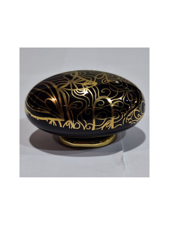 Porcelain Italian Furniture Knob Premiere 1282-oro1 Gold Glossy Porcelain