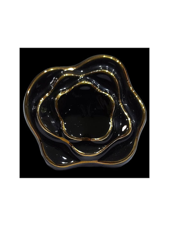 Porcelain Italian Furniture Knob Premiere 1332-oro1 Ø64 Glossy Gold Porcelain