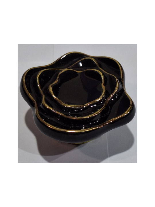 Porcelain Italian Furniture Knob Premiere 1332-oro1 Ø64 Glossy Gold Porcelain