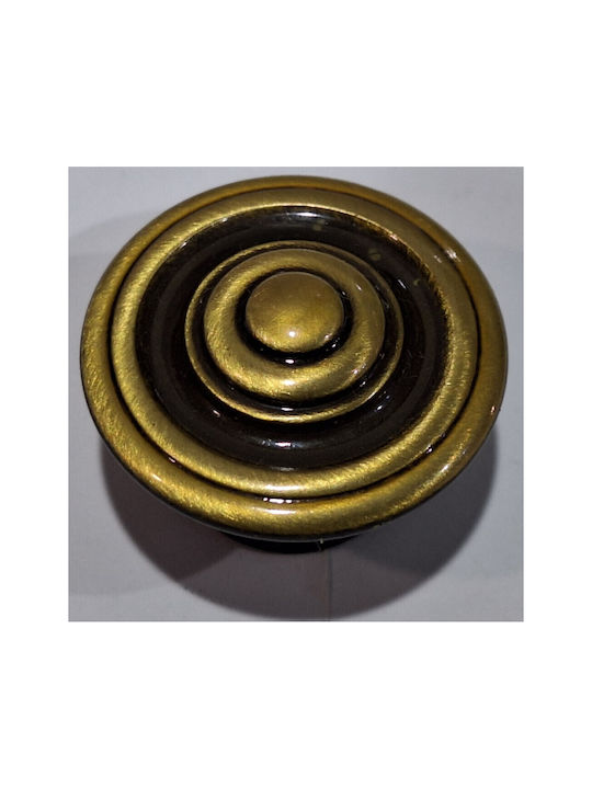 Italienisches Möbelknopf Bronze Gem 9037-000-brz1 Bronze Φ30