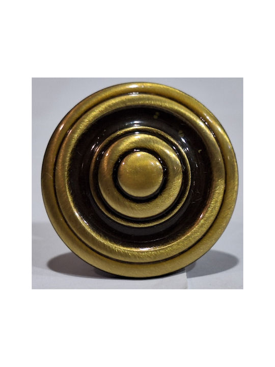 Italienisches Möbelknopf Bronze Gem 9037-000-brz1 Bronze Φ30