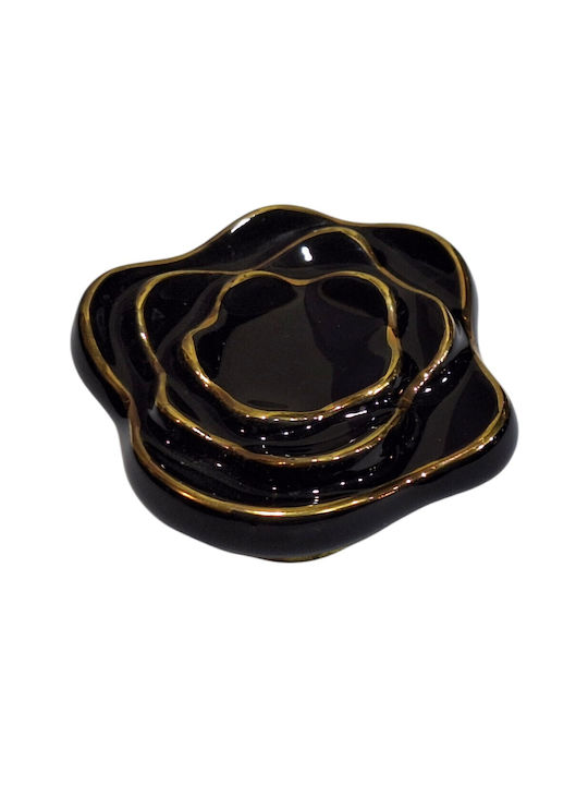 Porcelain Italian Furniture Knob Premiere 1332-oro1 Ø64 Glossy Gold Porcelain