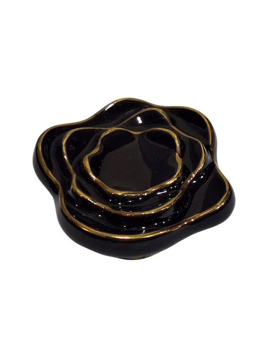 Porcelain Italian Furniture Knob Premiere 1332-oro1 Ø64 Glossy Gold Porcelain