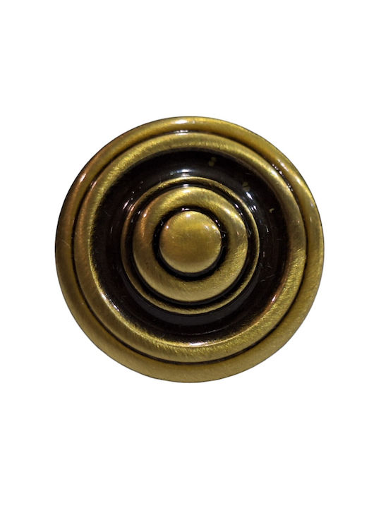 Italienisches Möbelknopf Bronze Gem 9037-000-brz1 Bronze Φ30