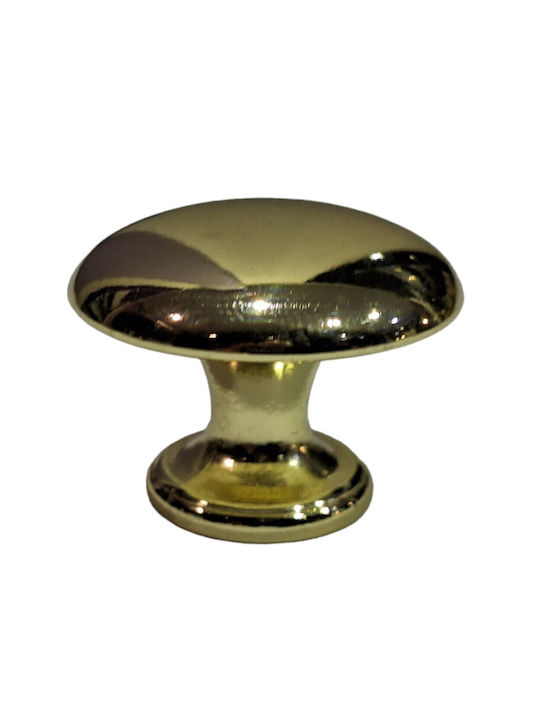 Italienischer Möbelknopf Gem 9024-000-oro1 Durchmesser 30 Gold Glänzend