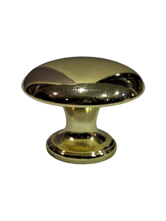 Italienischer Möbelknopf Gem 9024-000-oro1 Durchmesser 30 Gold Glänzend