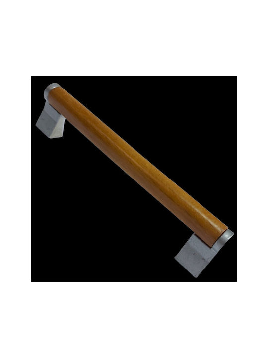 Mâner Italian Din Lemn Pentru Mobilă Eureka 11678-128-10c Dimensiune 12,8cm Zamak Lemn Mâner Italian Din Lemn Pentru Mobilă Eureka 11678-128-10c Dimensiune 12,8cm Zamak Lemn