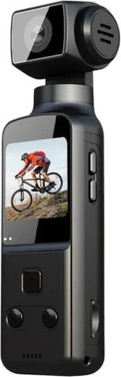 K2 128GB Action Camera 4K Ultra HD με Οθόνη 1.3" και Wi-Fi Μαύρη