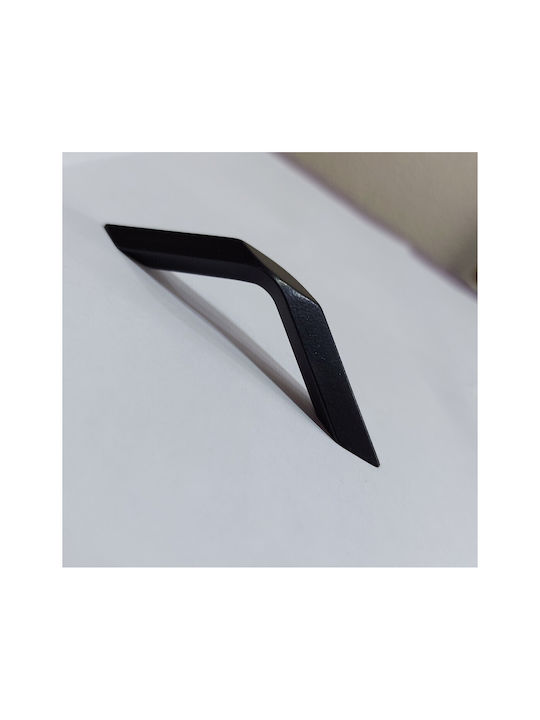 Italian Furniture Handle Eureka 11688-064-roz1 Black Matte Size 6.4cm
