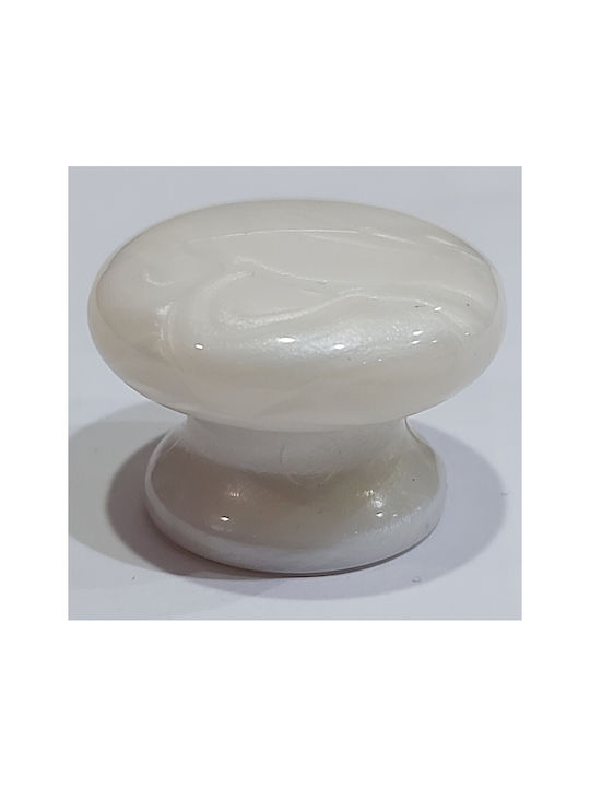 Italian Furniture Knob Eureka 11552-000-mab1 Plastic Dimensions D.29