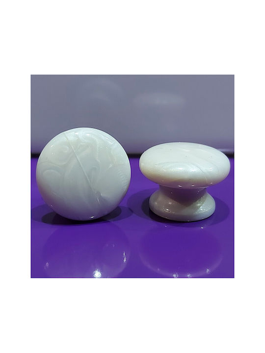 Italian Furniture Knob Eureka 11552-000-mab1 Plastic Dimensions D.29